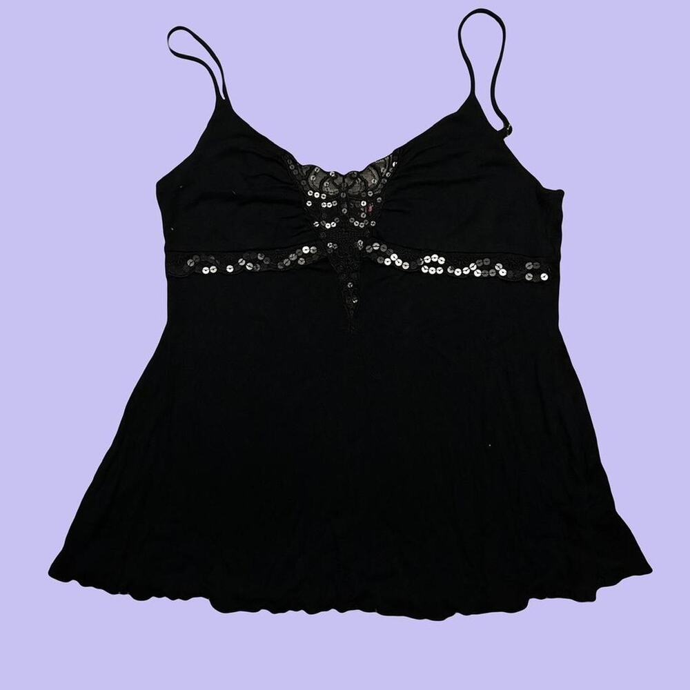 Miss chievous sequin butterfly tank
